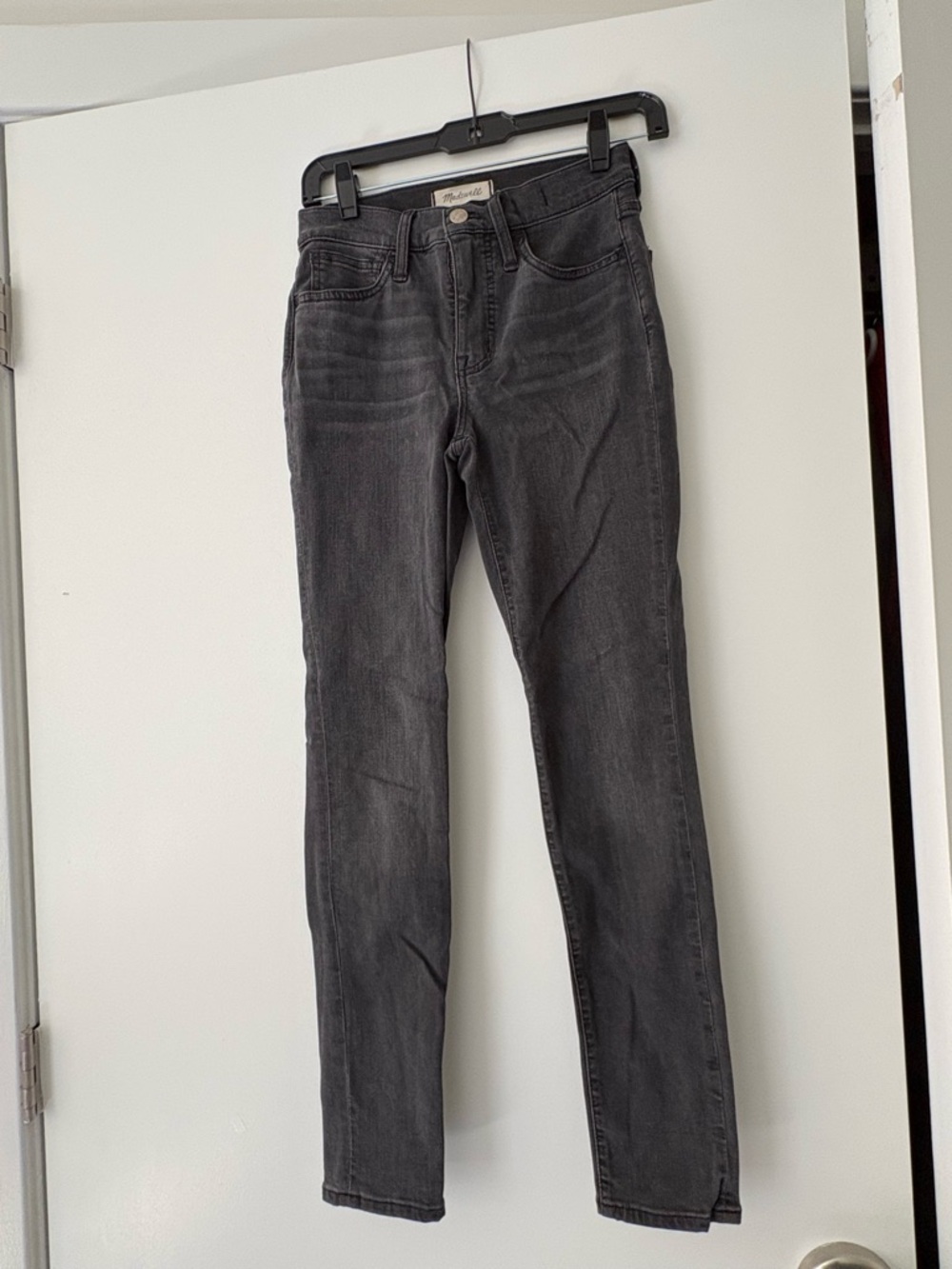 Madewell Women’s Skinny Leg Washed Black Jeans - “Roadtripper”